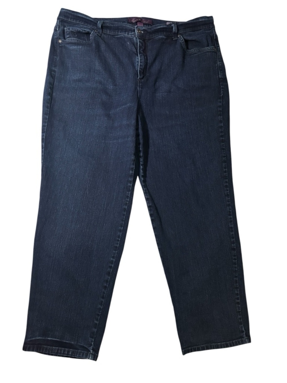 Gloria Vanderbilt Amanda Jeans Women’s 20W Dark Wash Straight Leg Classic Fit